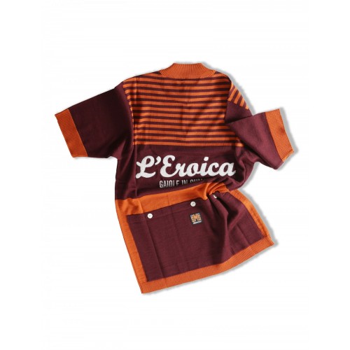 Santini Eroica Gaiole Chianti Wool S/S Jersey