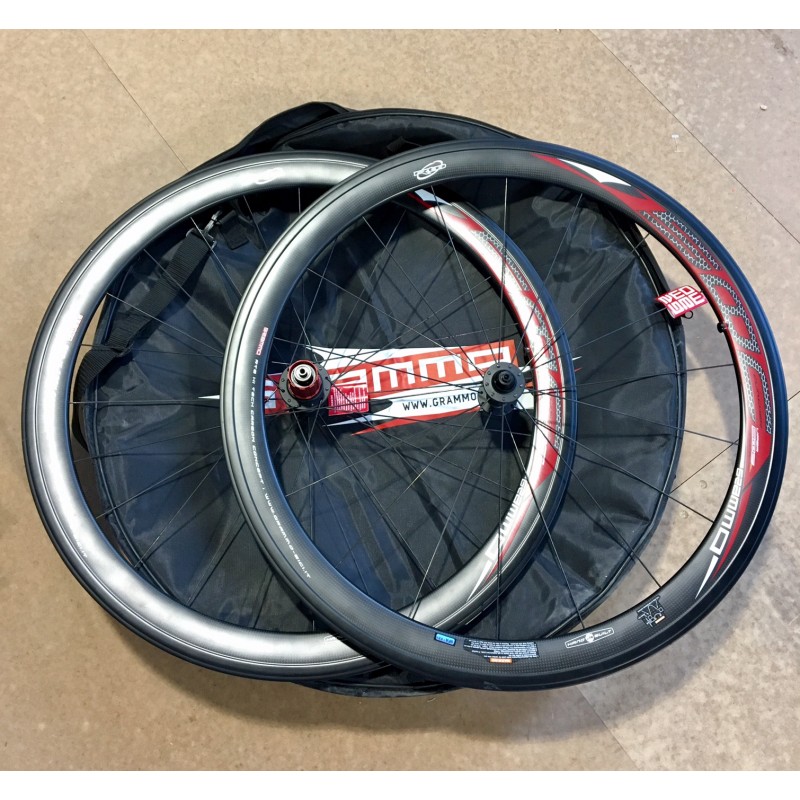 Grammo Viper 50c Carbon Wheelset (Clincher) New